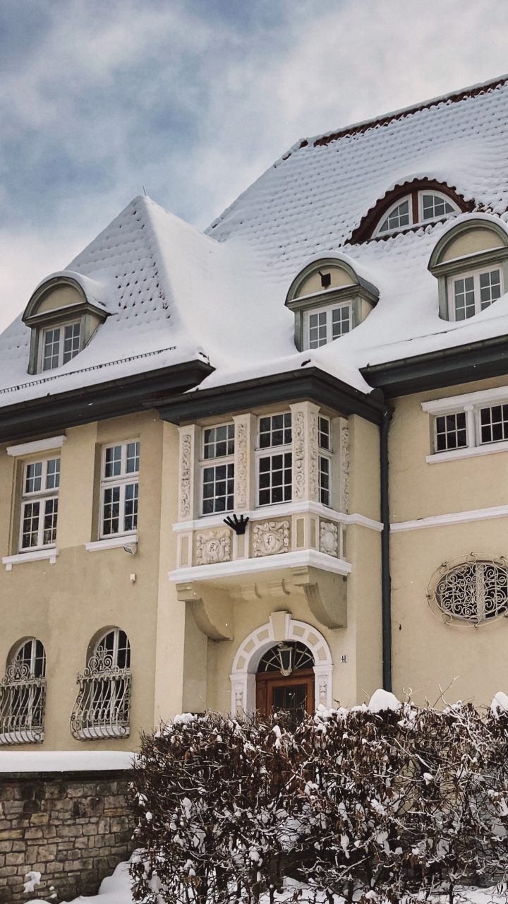 Brunsvigenhaus im Schnee
